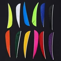 Luk perje, šarene perja uklonjenog oblika dizajna za strelicu za streličarstvo