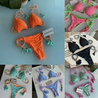 Žene guraju Bikini set pletenica žičane kostim gudaća rušeno kostim za kupanje