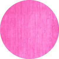 Ahgly Company u zatvorenom okruglom krute ružičastim modernim prostirkama područja, 6 'okruglica