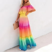 Ženska modna duža od ramena Tined Maxi haljina Molimo kupiti jednu ili dvije veličine