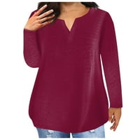 Moda Plus Veličina pad džempera za žene prevelizirani džemperi za žene Ležerne prilike sa dugim rukavima