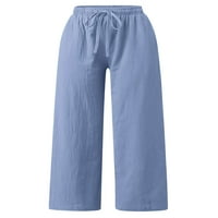 Gomelly Honovi dno džepovi Yoga hlače u punoj dužini gamaše dame elastični struk sportske džorgiranje