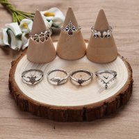 Prsten set Vintage Retro graviranje cvjetnih prstenova za prstene za modne prstenove za žene GRILS