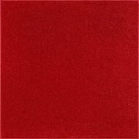 Zbirka sa Saturnom kolekcijom solidne boje prostirke crvene - 5 '7'