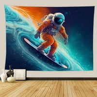 Skateboard astronaut tapiserija za spavaću sobu estetske tapiserije za spavaću sobu, zidni umjetnici