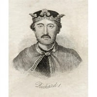 Posterazzi dpi Richard i aka Richard The Lionheart kralj Engleske 1157 - iz knjige Crabbs Historical