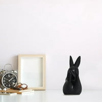 AllShope Yoga Rabbit Desktop Ornament, Slatka keramička model Art Craft Početna Dekor za spavaću sobu
