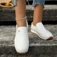 Homodles Žene ravne sandale- na klirensu stanovi šuplje casual dressy sandale bijele veličine 6,5