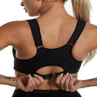 Cindysus Ladies Yoga Bras High Utch Workout Top bez rukava Sportska grudnjaka Aktivna odjeća Trčanje