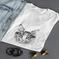 Slatka siva akvaretna majica za skiciranje majica -image -image by shutterstock, ženska XX-velika