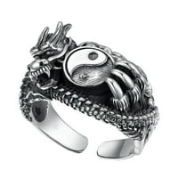Vintage prsten za prsten metal zmaj prsten kostim nakit za muškarce metalni prsten