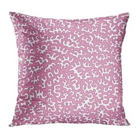 Sažetak Pop Coral Doodle uzorak Bubble Camo boja Grafički ručni jastučni jastučni poklopac jastuk