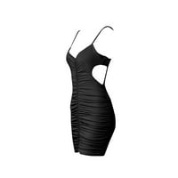 Suknja za žene plus veličina Ženska nova modna V-izrez Hollow Bager HIP haljina od suknje