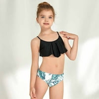 Miluxas Toddler Baby Girls Ljetni kupaći kostimi splitske kupaće kostime za surfanje Dvodijelno odijelo