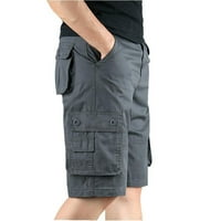 Rovga muške hlače Čvrsti mužjak Multi-džepni modni ljetne hlače za slobodno vrijeme ugrađene muške hlače