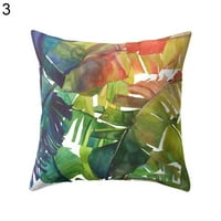 Deyuer jastuk, kauč za jastuk, moderni višebojni tropski listovi Ispis kauč na razvlačenje na kauč na