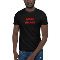 3xl Crveno zeleno selo kratko rukav pamučna majica s nedefiniranim poklonima