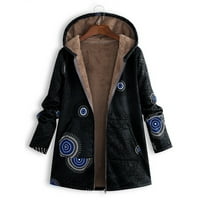 Relanfenk Winse Fall ženska jakna kaputi za slobodno vrijeme ispisane s kapuljačom plus plus casual