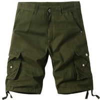 Hot6SL kratke hlače za muškarce Casual, Cargo komunalne kratke hlače pamuk uznemirenog pranja stila