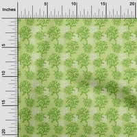 Onuone pamučni dres Zelena tkanina Okean Podvodni postrojenje Oprema za opterećenje Ispiši šivanje tkanine