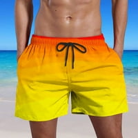 CLLIOS Swim trunks muškarci brzo suhe ljetne elastične struk plaže Kratke hlače Udobne ploče za crtanje