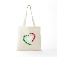 Cafepress - Italijanska torba za srce - prirodna platna torba, Torba za platno
