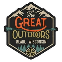 Blair Wisconsin Veliki na otvorenom dizajnira naljepnicu vinilne naljepnice