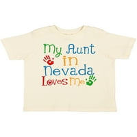 Inktastična moja tetka u Nevadi voli me poklon mališani dečko ili majicu Toddler Girl