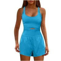Ženske Rompers za ljetne ženske trčanje Oneie Workout Rompers Jednodijelna odjeća Vježbajte Jumpsuits