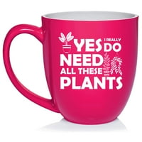 Da, stvarno mi trebaju svi ovi biljci vrtlarsku keramičku kafu poklon čaja