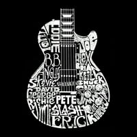 Pop Art Ženska premium Blend Word Art Majica - Head Rock gitara
