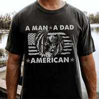 FamilyLoveshop LLC Majica Man Data, Američka ćelava košulja Eagle, Očeva Danska majica, Poklon za košulju