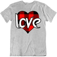 Ljubavno srce pletene valentine Dan Romantična modna novost pamučna majica bijela