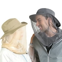 Unise ljetni otvoreni kamp komar za glavu komaraca Net sunčani šešir za zaštitu za lice za lice