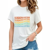 Nastavnik vrtića prvog dana povratak u školu Kids Okrugli majica