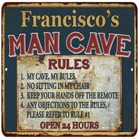 Francisco's Man Cave pravila Chic Rustic Green potpisao / la se metal 108120049971