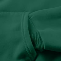 Duksevi za žene modni casual kontrastni filni stil tiskanje dugih rukava vrhova kapuljača džep za bluzu