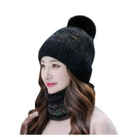 Hupta bejzbol kapa za žene ušima dodavanje termalnog biciklizma toplog zimskog šešica pleteći šal šešir