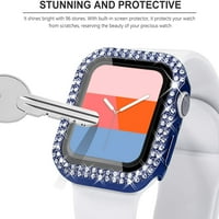 Kompatibilan je za Bling Apple Watch zaštitni slučaj sa ugrađenim zaštitnikom zaslona za Apple Gleda