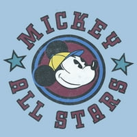 Boy's Mickey & Friends Mickey Mouse All Stars Graphic Tee Light Blue Large