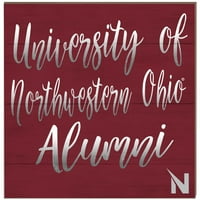 Northwestern Ohio Racers 10 '' 10 '' Alumni plaketa