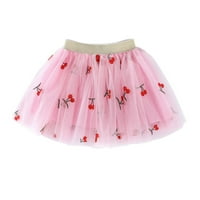 Djevojke Fluffy suknje od suknje Mini suknja Nasledna suknja Danska haljina Djevojke Digel Girls Cute