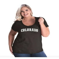 MMF - Ženska pulks pulks Curvy majica, do veličine - Kolorado