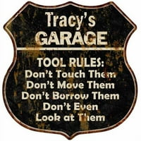 Pravila alata za garažu Tracy potpisuju štit metalni poklon 211110003237