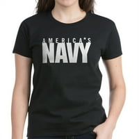 Cafepress - Američka mornarica - Ženska tamna majica