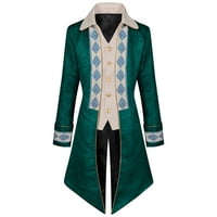 Fatuov muški kaput s kapuljačom moda iz $ print ishodne dugih rukava zimski zeleni anoraks