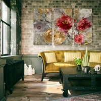 Premium 'Roses Everlasting I' Slikanje višedijelne slike na platnu, broj zidnih kuka: 1, orijentacija: