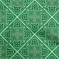 Onuone pamuk poplin zelena tkanina azijska ukrasna haljina materijala materijala od tkanine od dvorišta