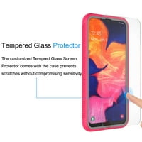 TEKCOO slučajevi za Samsung Galaxy A A A205U A505U sa [kaljenim zaštitnim staklom zaslona] Grip plastični