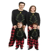 Peyakidsaa koja odgovara porodičnom pidžamu postavljeno plaćeno božićno pajamas Sleep odjeća Tata Mom